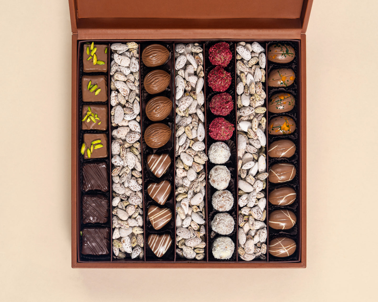Premium Leather Chocolates& Candies Box