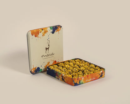 علبة كبيرة من ترافل المانجو